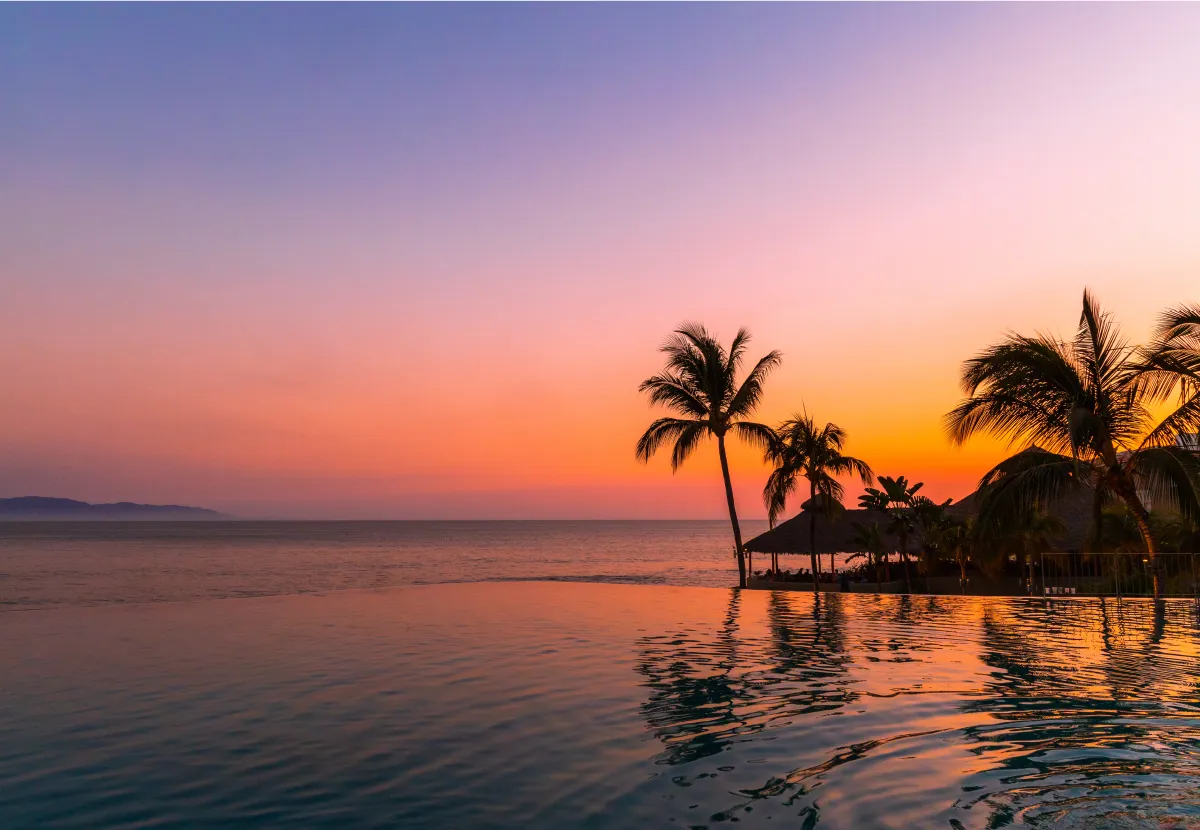 Fitness center with modern equipment and panoramic floor-to-ceiling jungle views