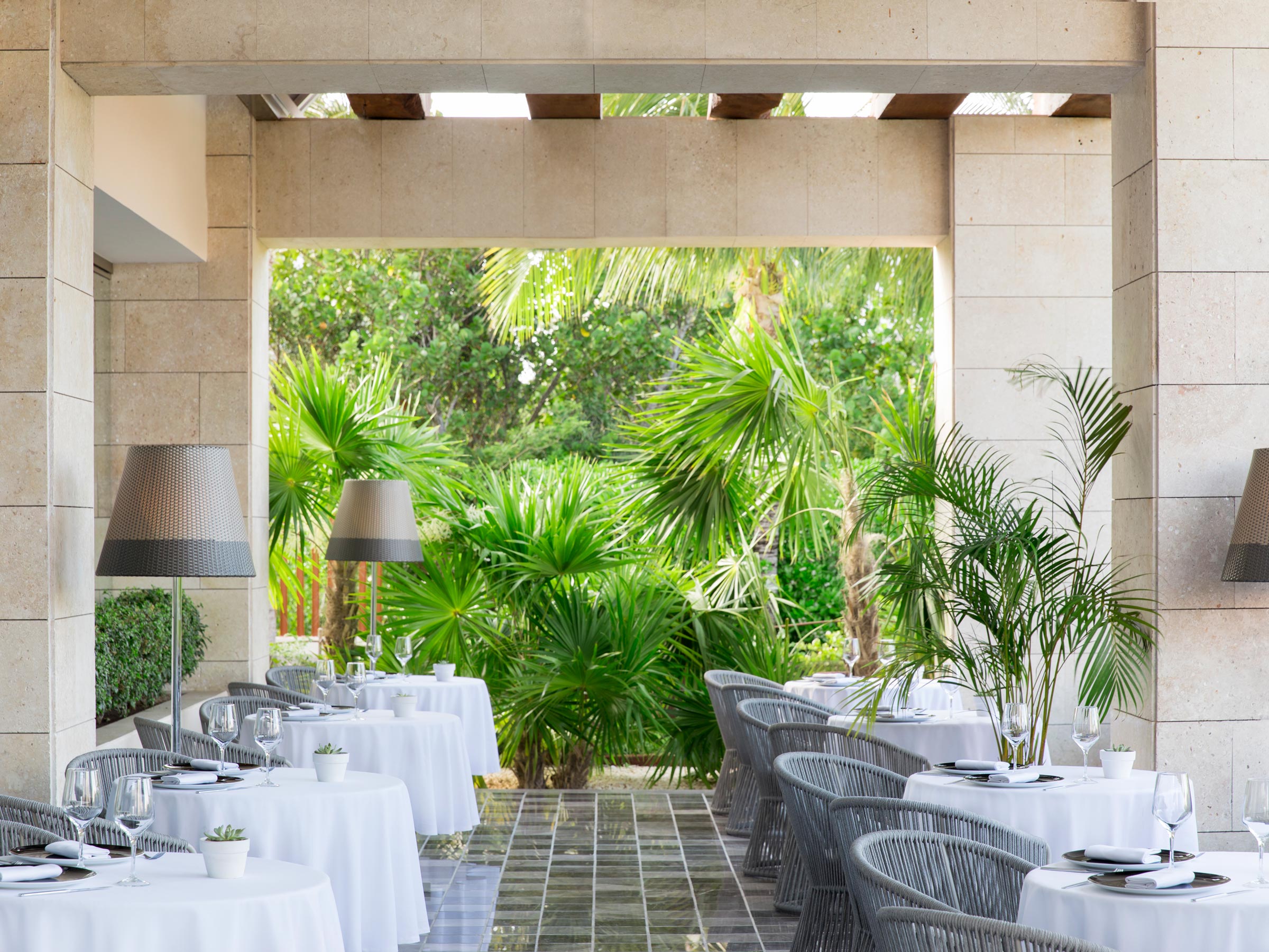 Le Bisou French restaurant with elegant indoor dining