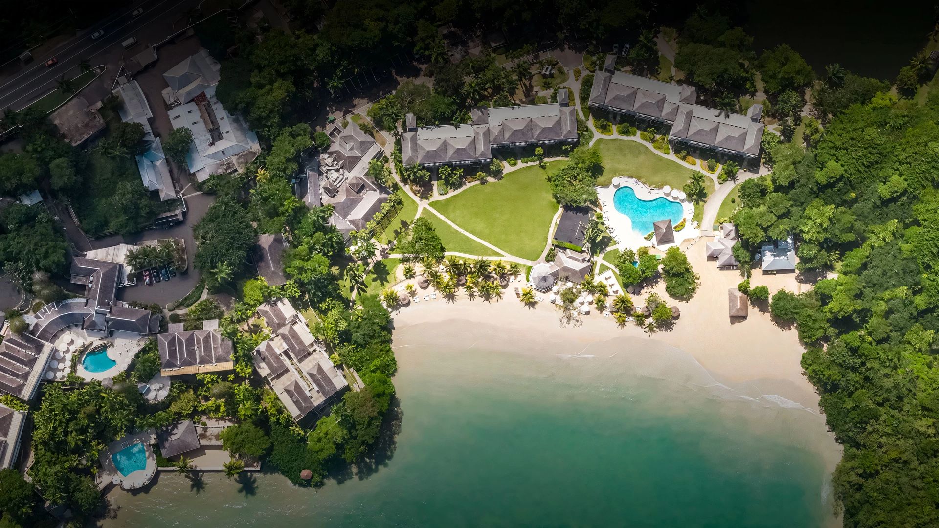 Resort exterior at Couples Sans Souci