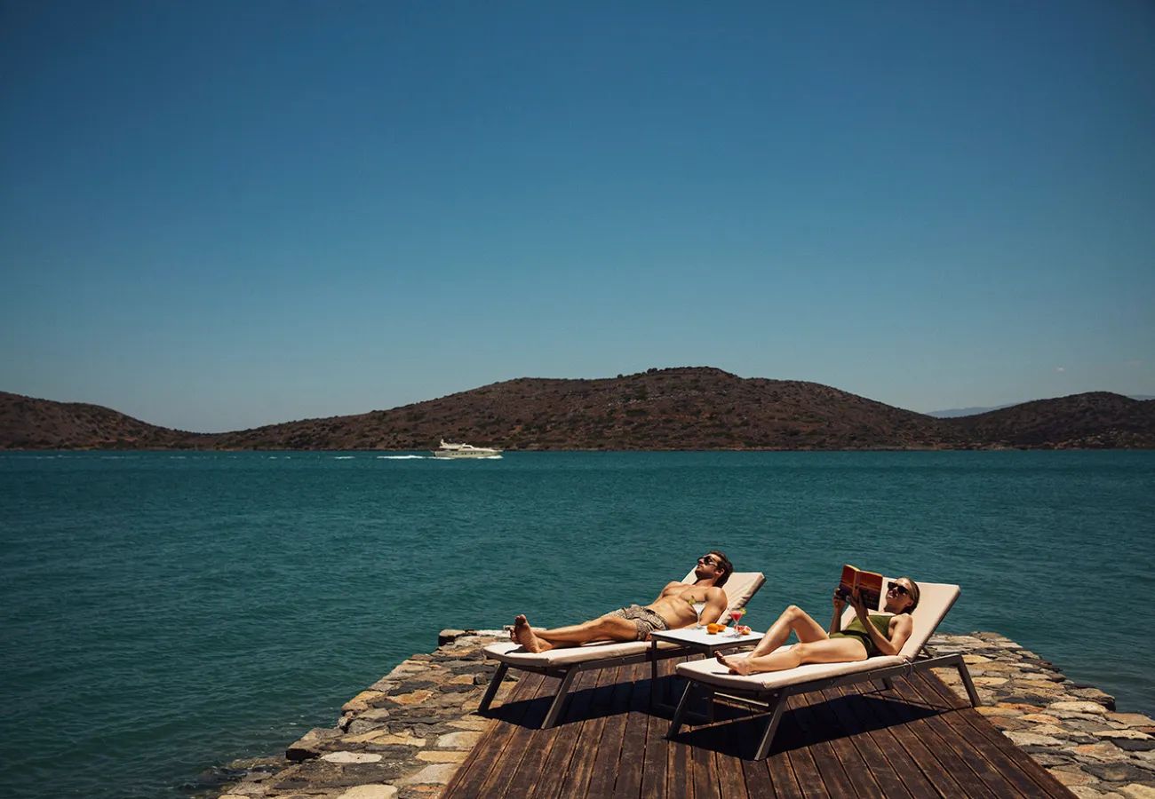 Resort exterior at Domes Aulūs Elounda, Curio Collection by Hilton
