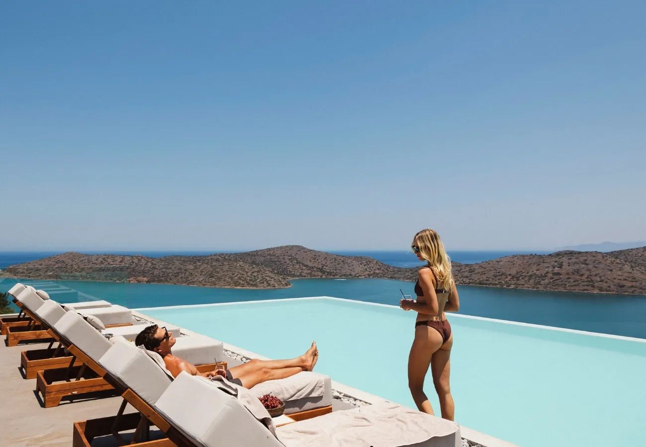 Resort exterior at Domes Aulūs Elounda, Curio Collection by Hilton