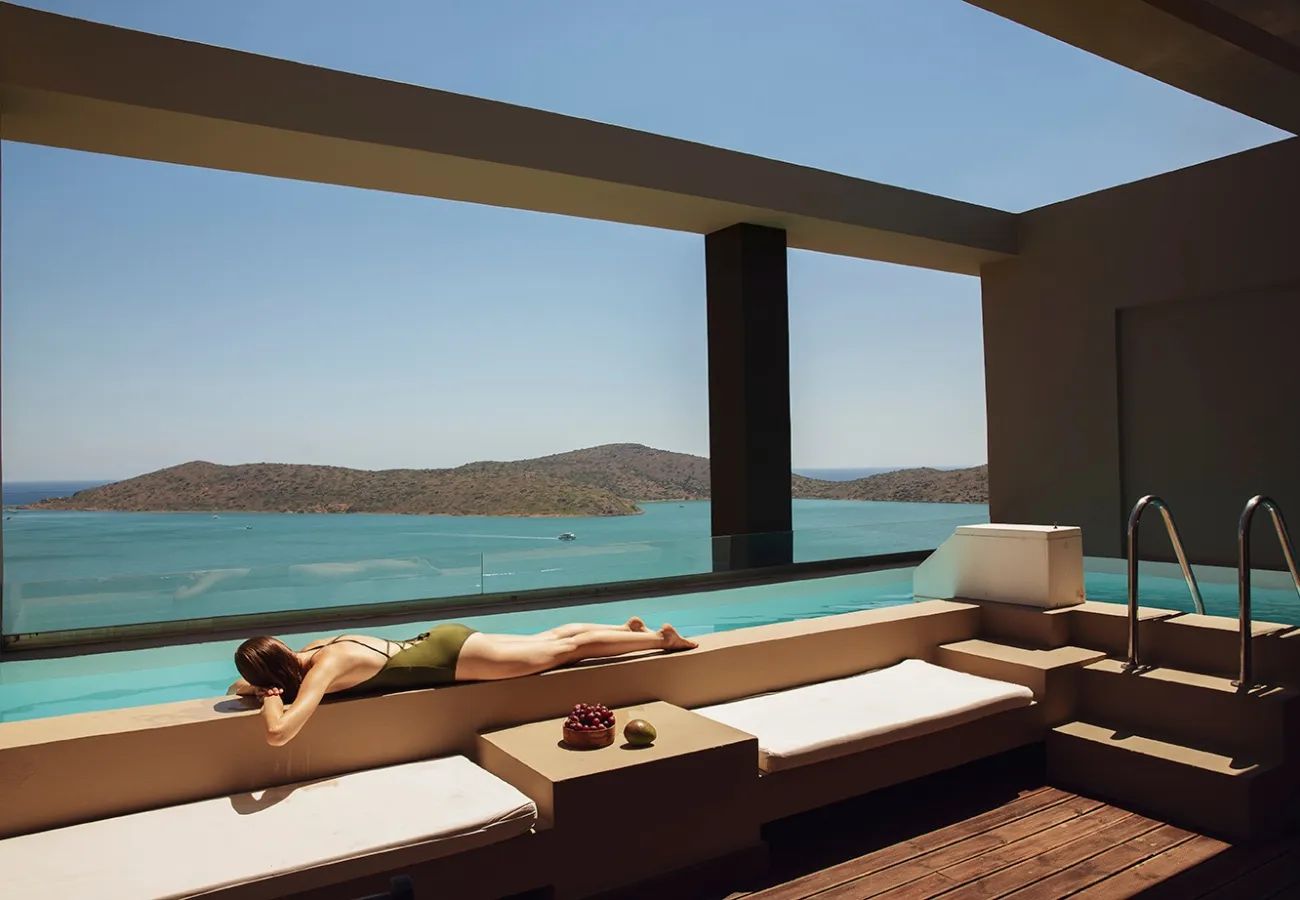 Resort exterior at Domes Aulūs Elounda, Curio Collection by Hilton
