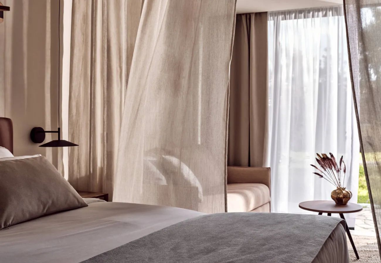 Guest room at Domes Aulūs Zante, Autograph Collection