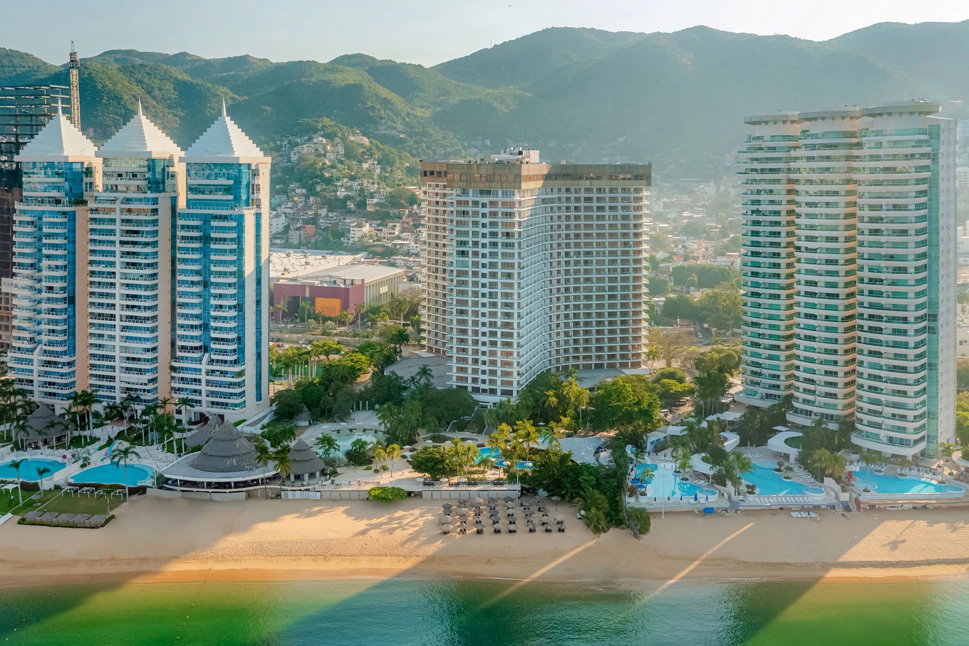 Resort exterior at Dreams Acapulco Resort & Spa