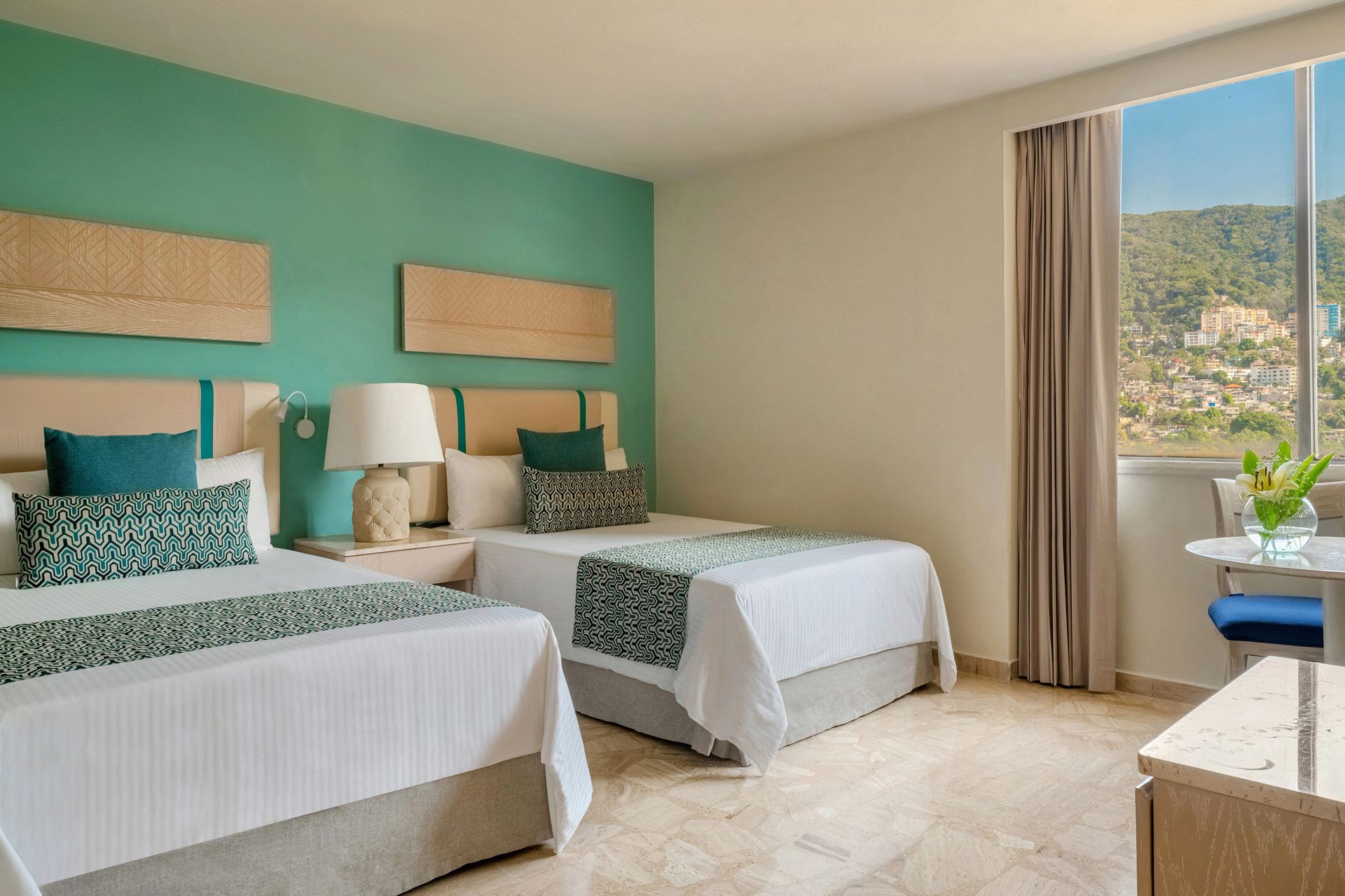 Guest room at Dreams Acapulco Resort & Spa
