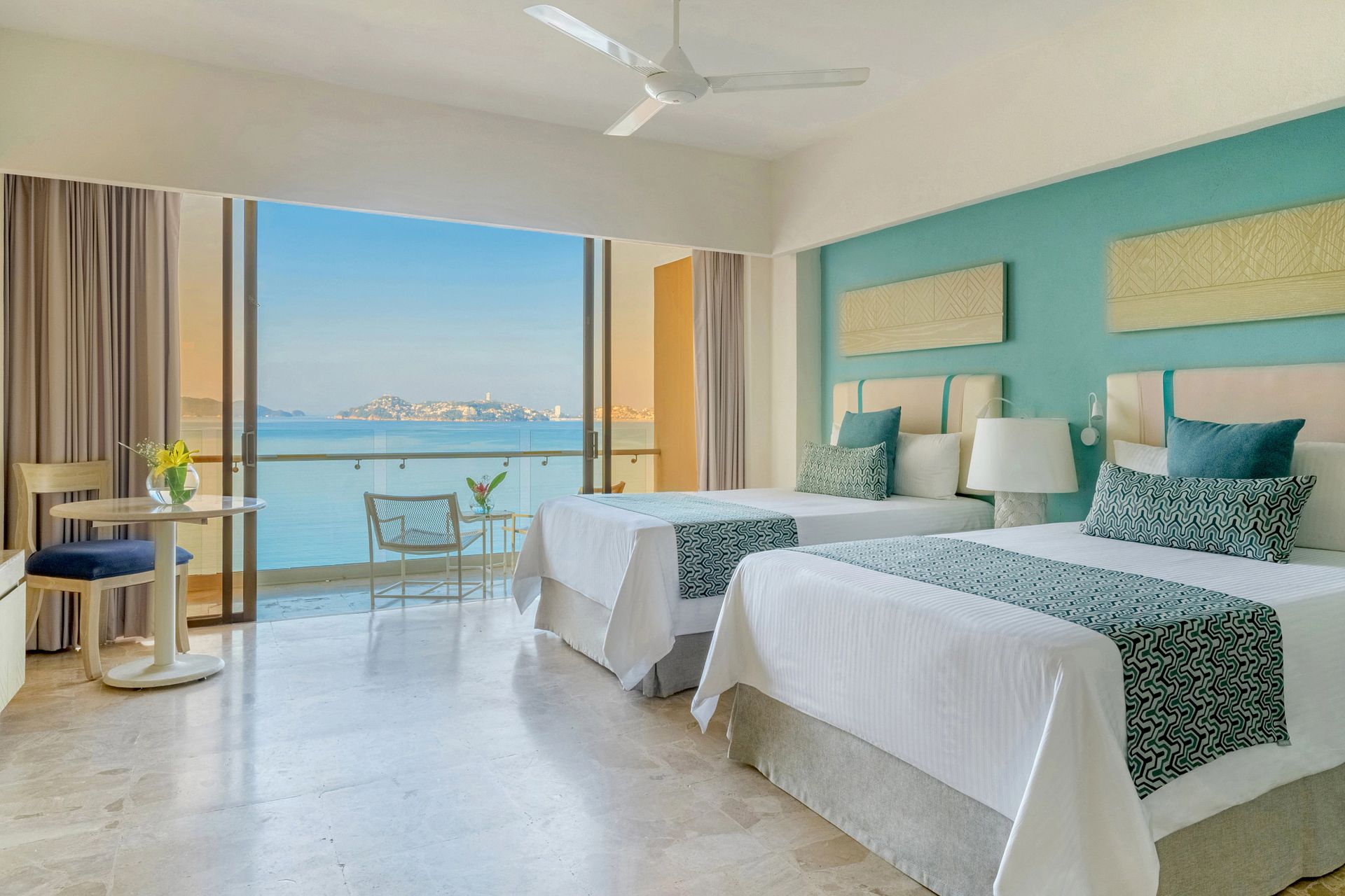 Guest room at Dreams Acapulco Resort & Spa