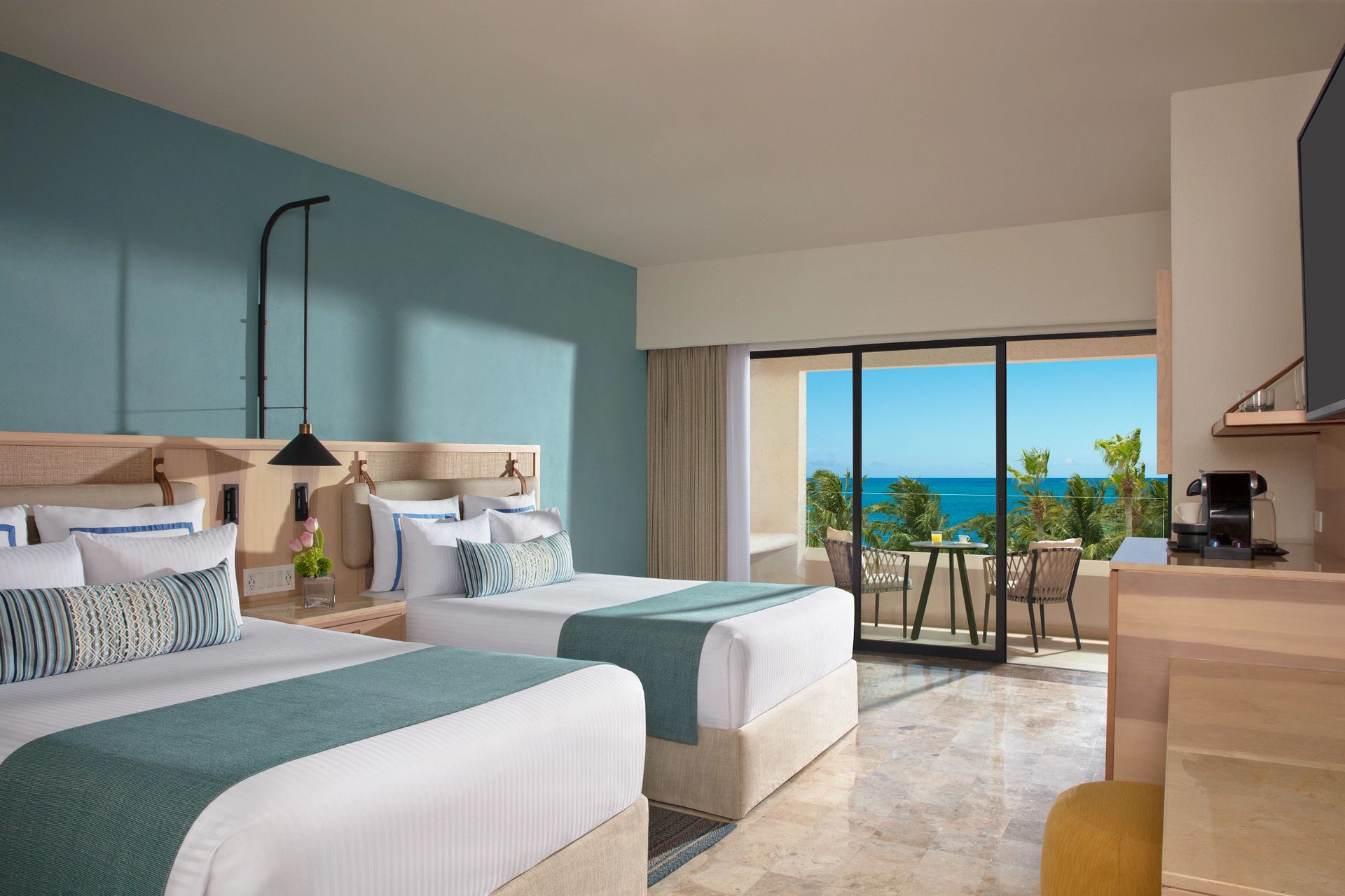 Guest room at Dreams Aventuras Riviera Maya