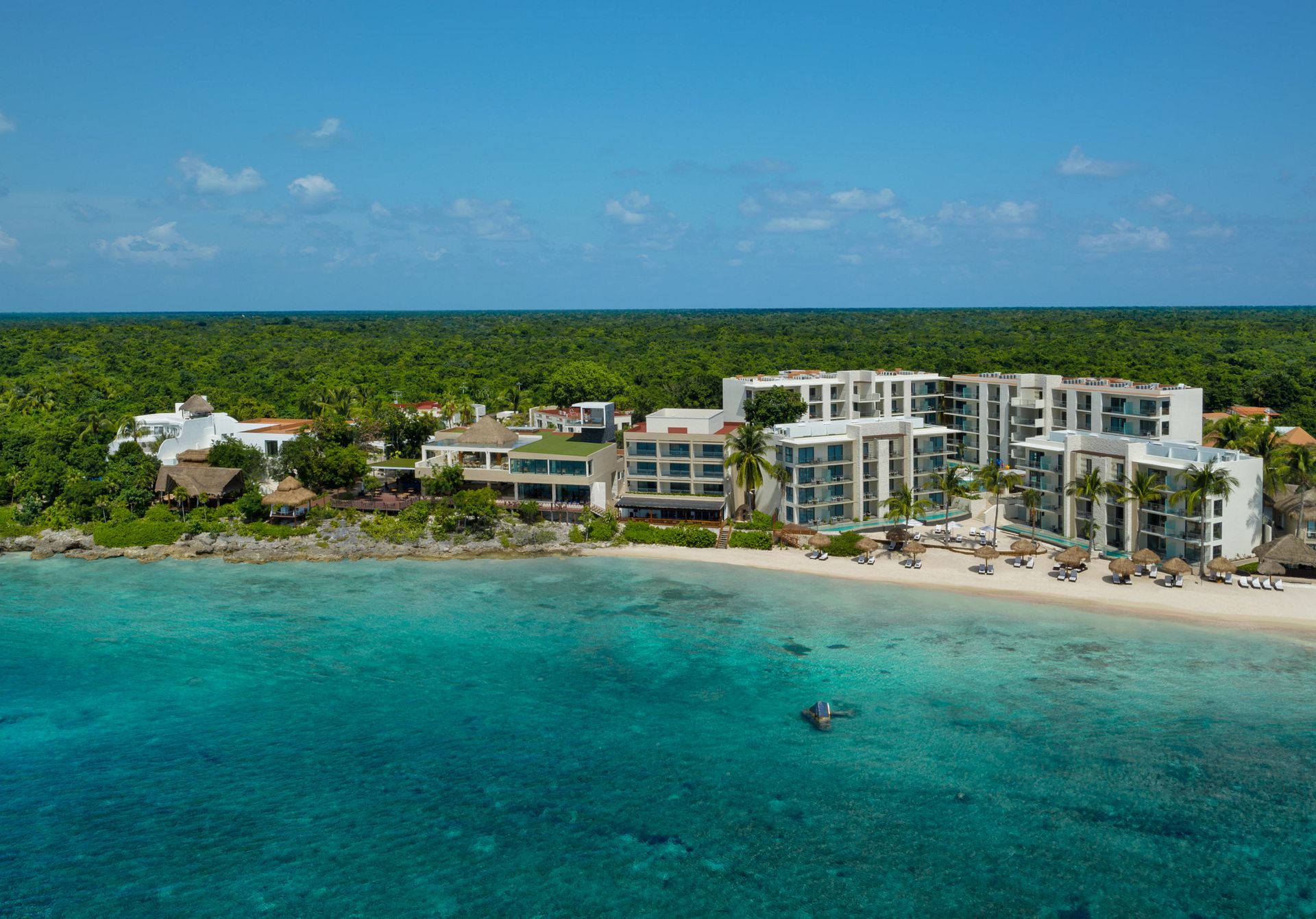 Resort exterior at Dreams Cozumel Cape Resort & Spa