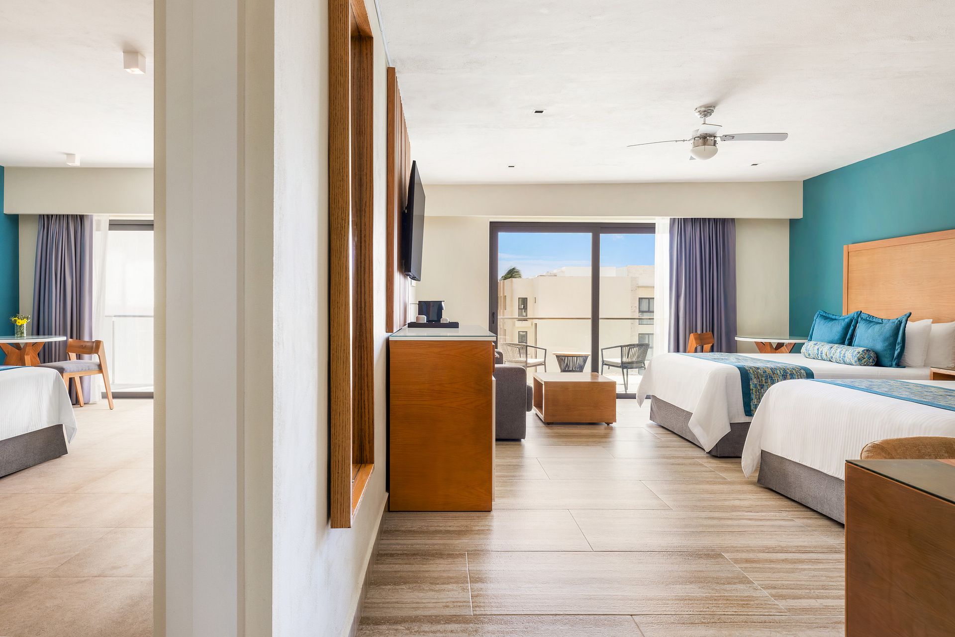 Guest room at Dreams Cozumel Cape Resort & Spa