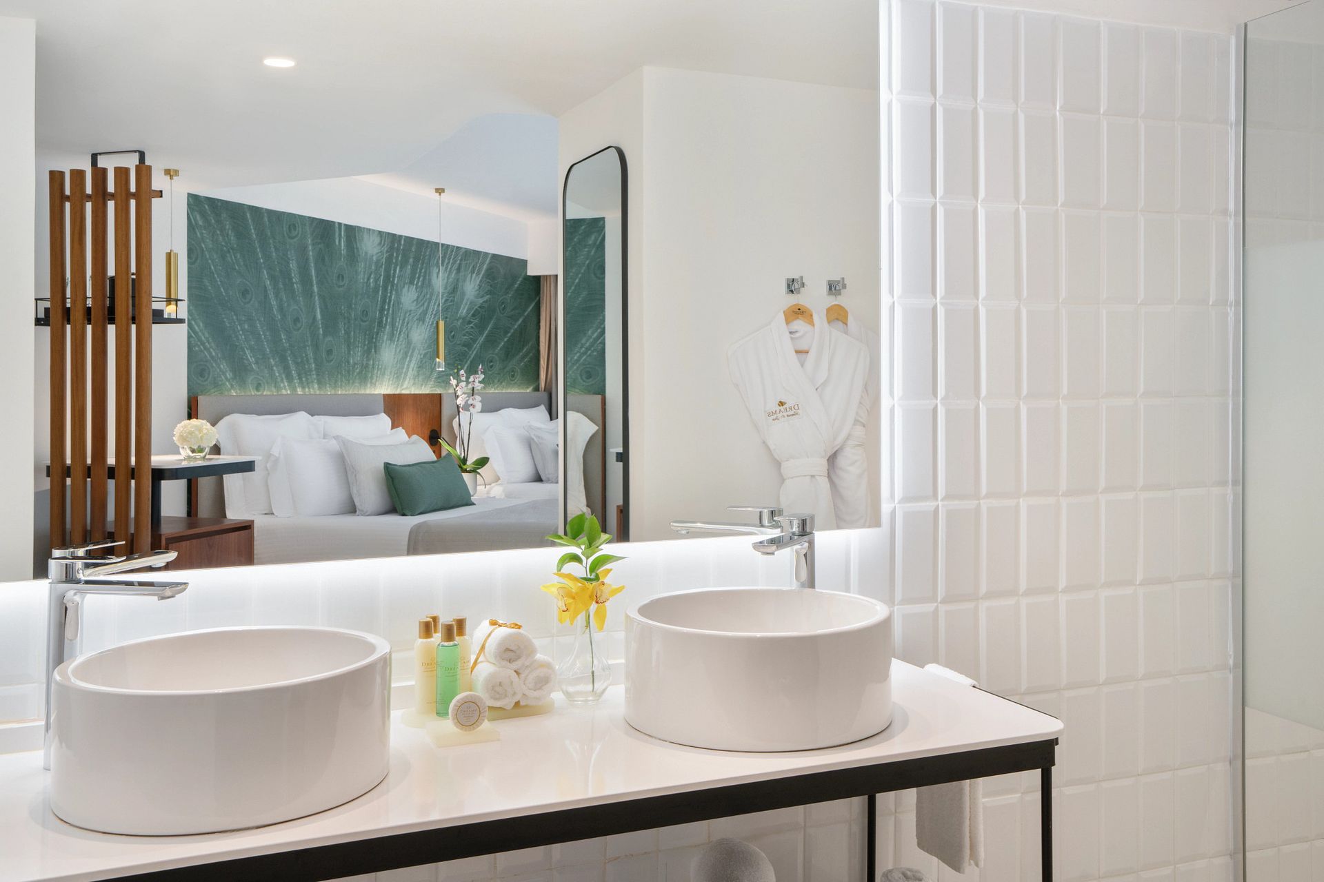 Guest room at Dreams Flora Resort & Spa