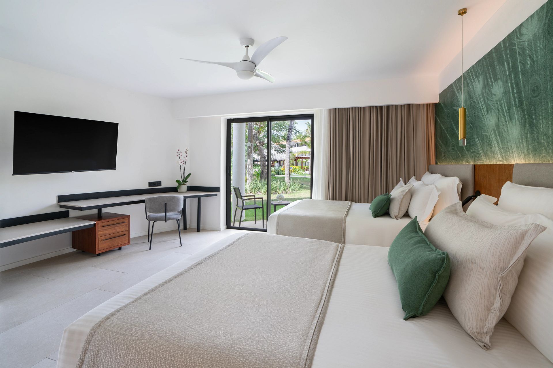 Guest room at Dreams Flora Resort & Spa