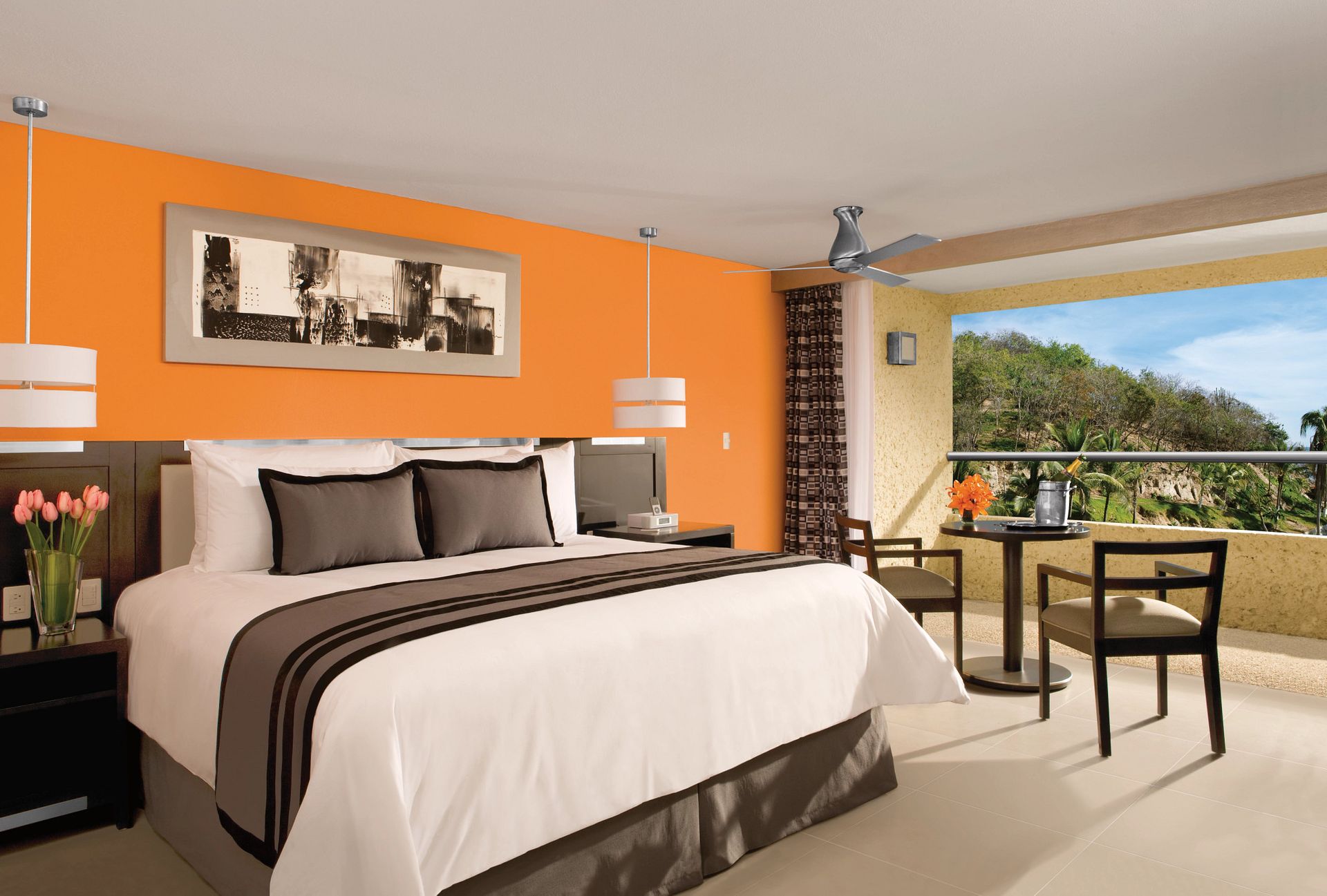 Guest room at Dreams Huatulco Resort & Spa