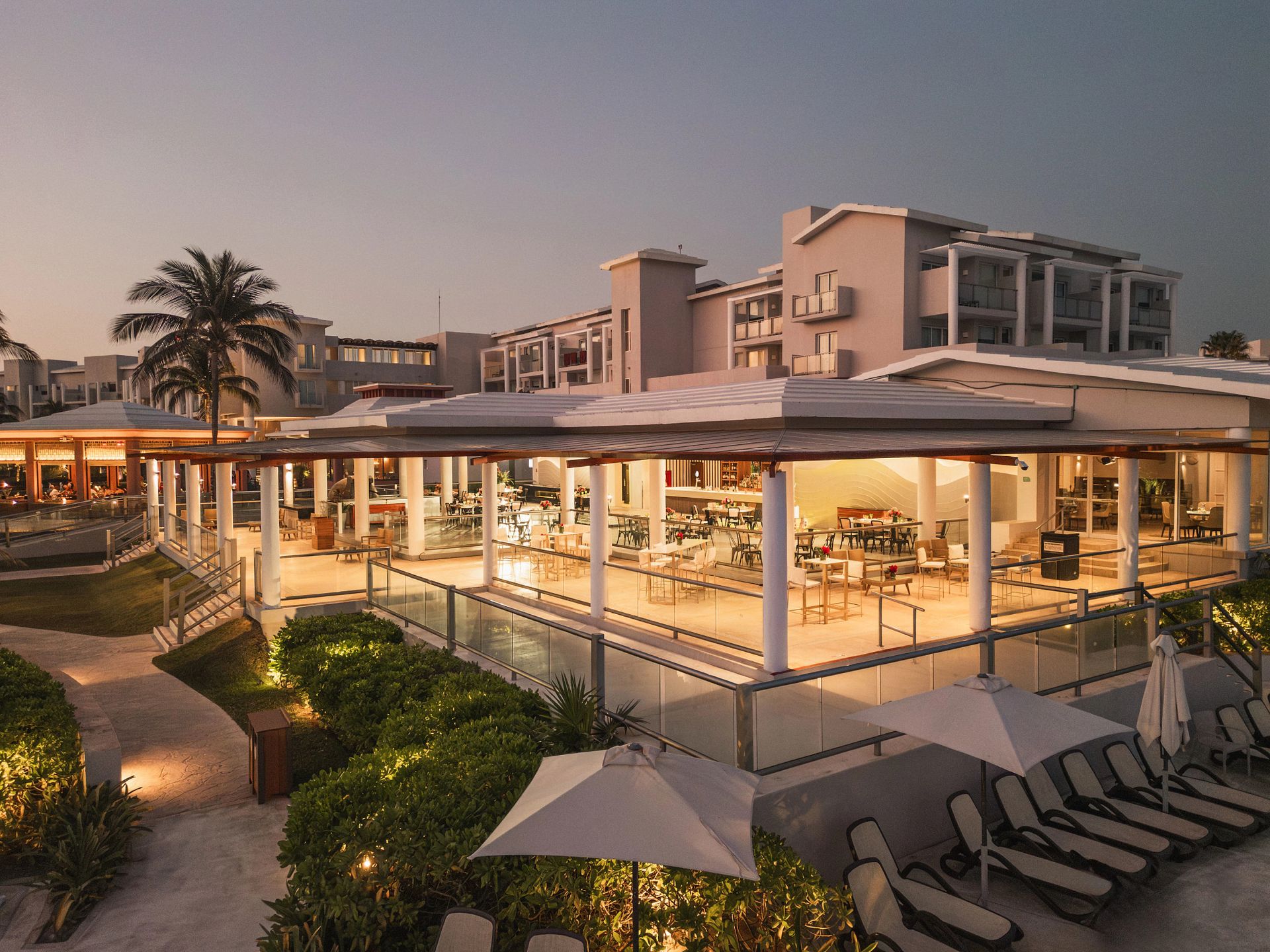 Resort exterior at Dreams Jade Resort & Spa