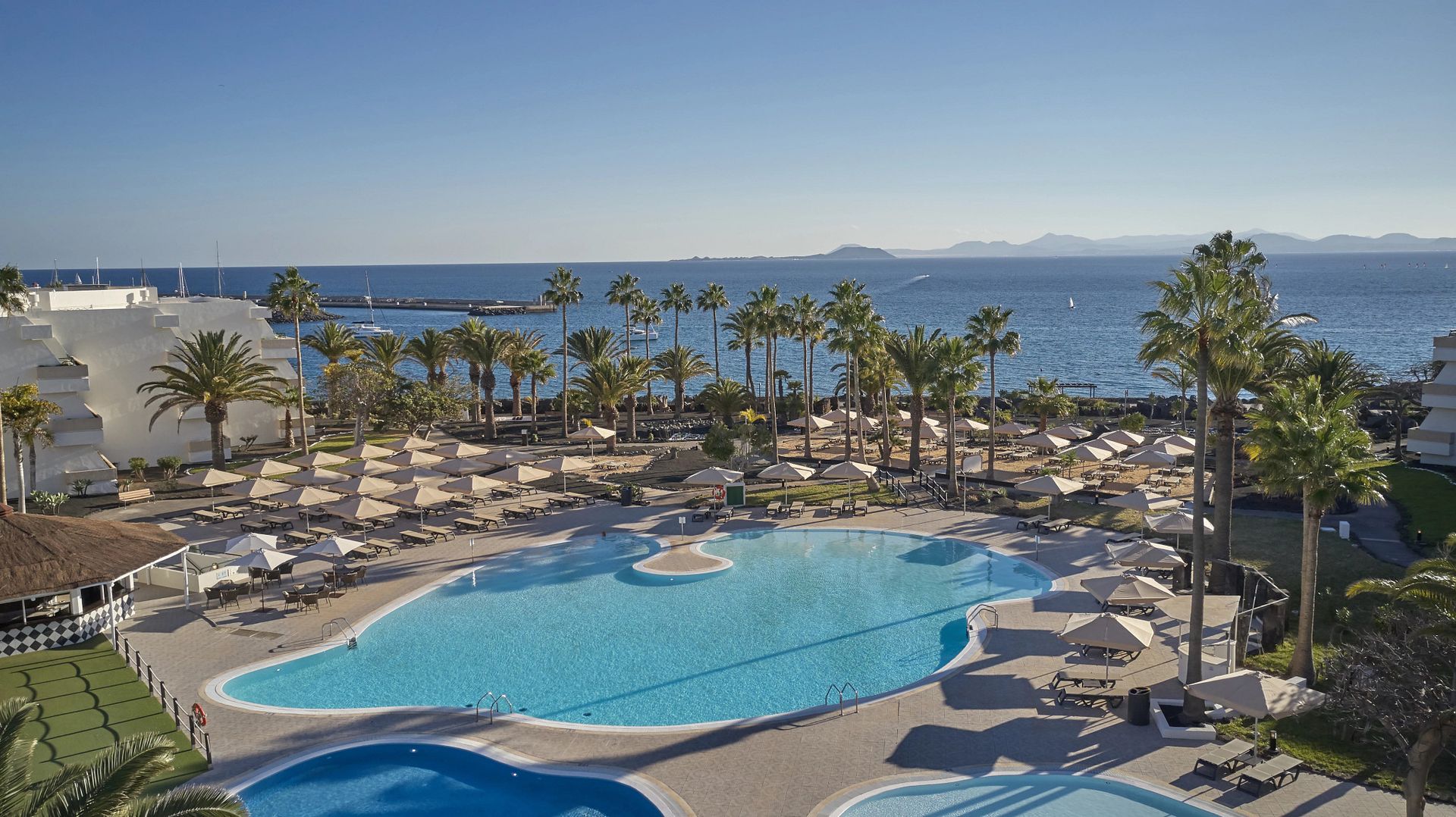 Aerial resort view at Dreams Lanzarote Playa Dorada Resort & Spa