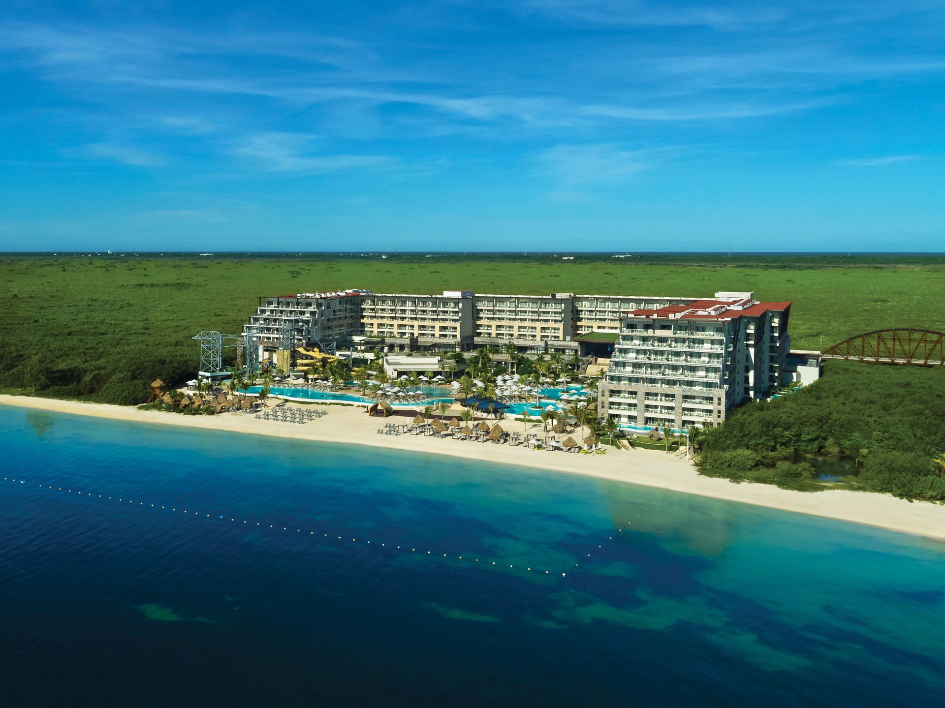 Resort exterior at Dreams Natura Resort & Spa
