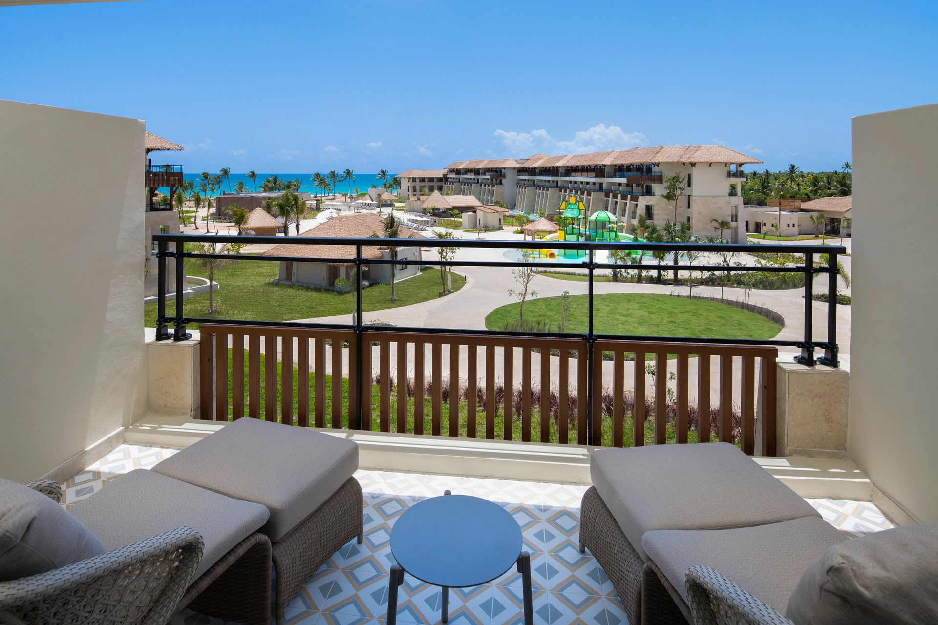 Guest room at Dreams Playa Esmeralda Resort & Spa