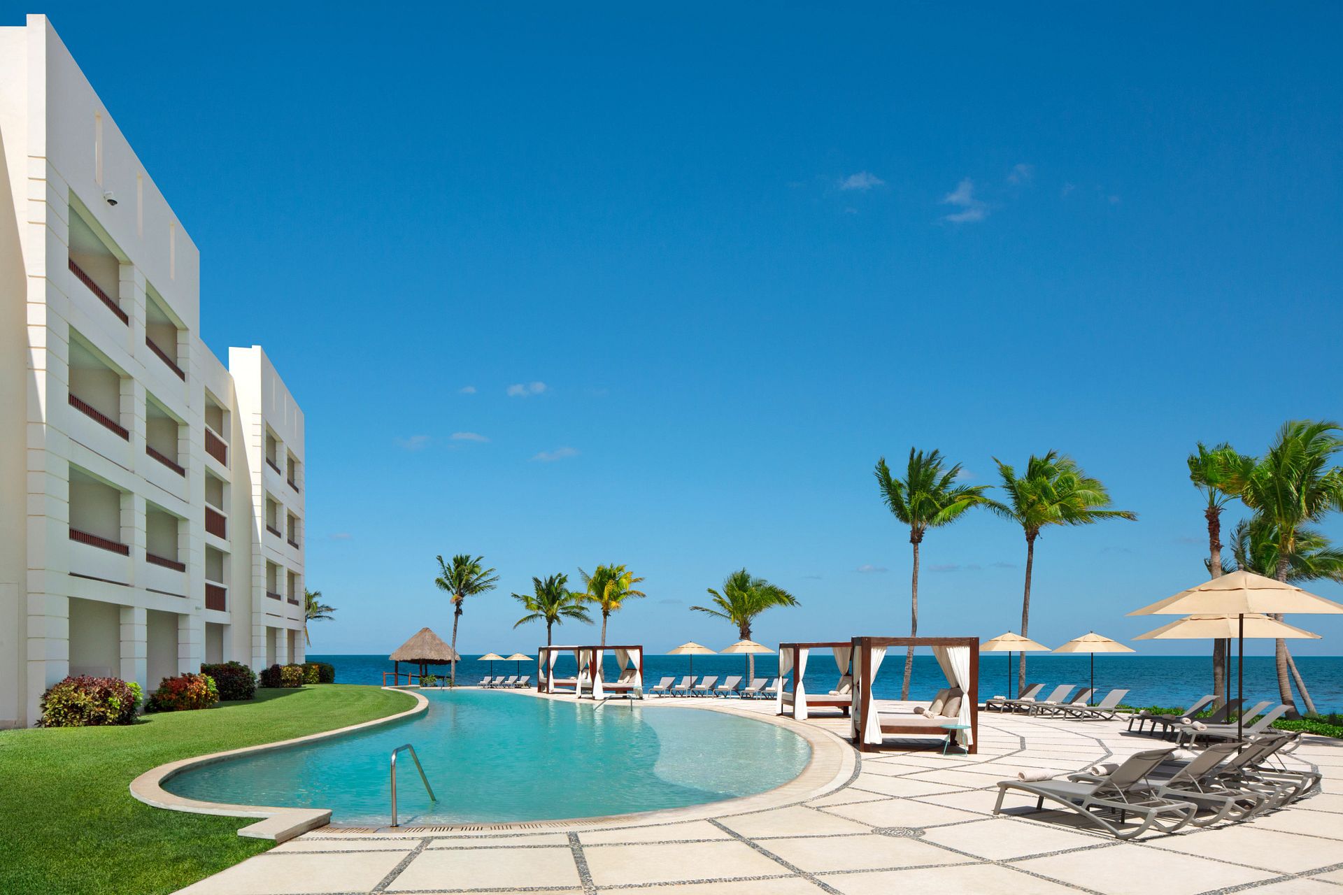 Resort exterior at Dreams Puerto Morelos Resort & Spa