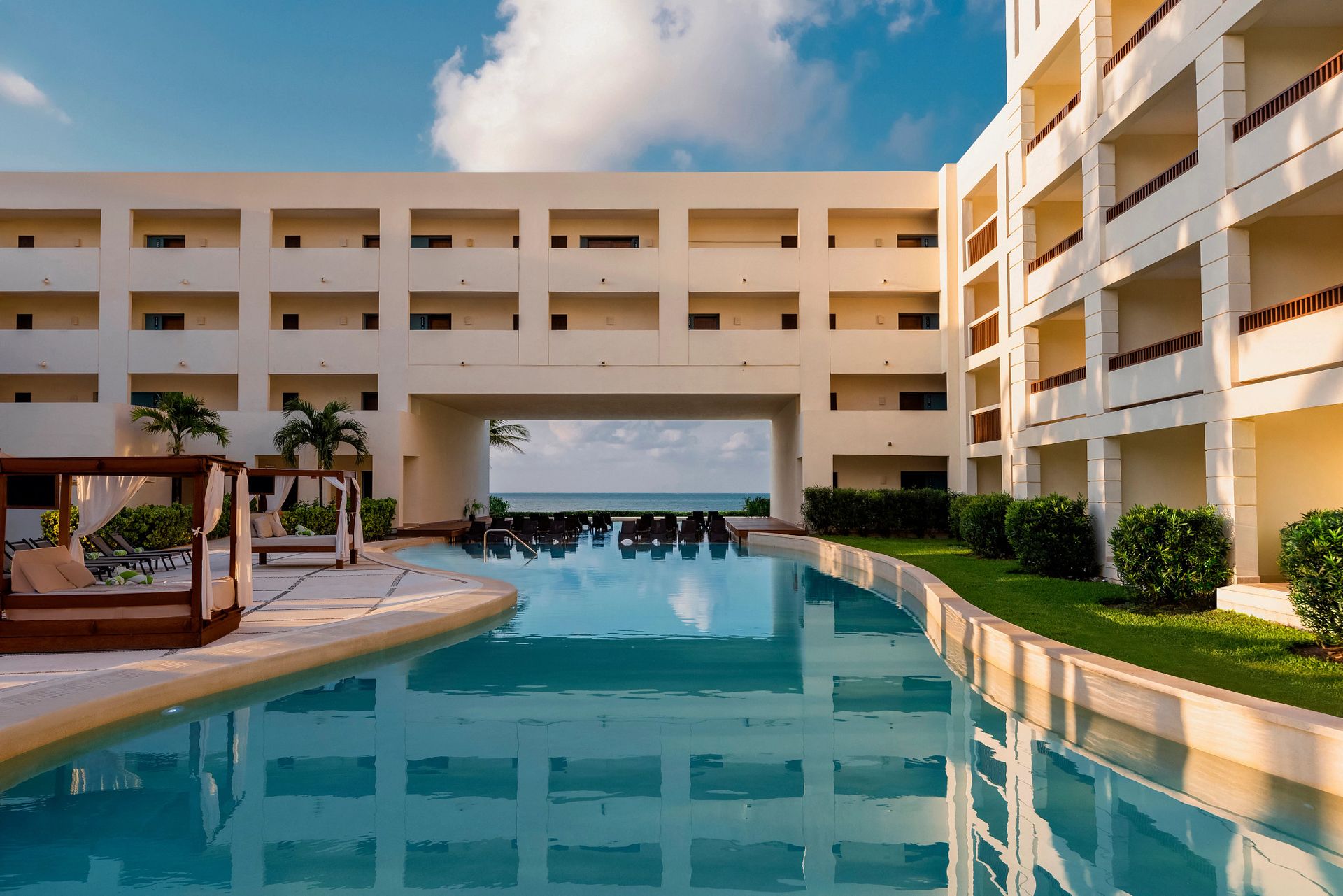 Resort exterior at Dreams Puerto Morelos Resort & Spa