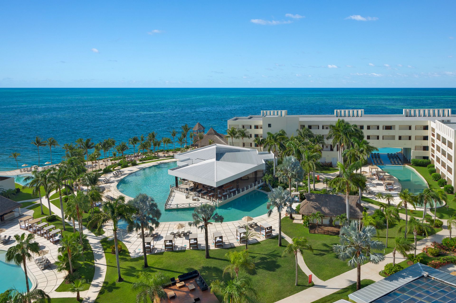 Resort exterior at Dreams Puerto Morelos Resort & Spa