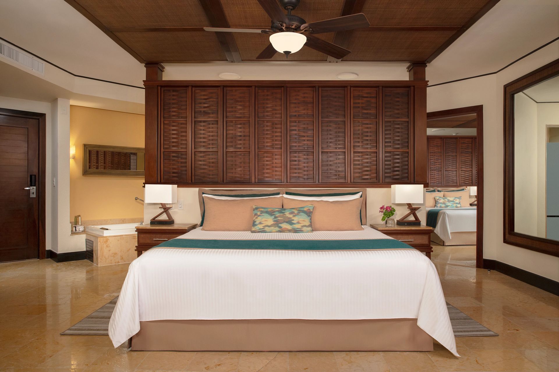 Guest room at Dreams Riviera Cancun Resort & Spa