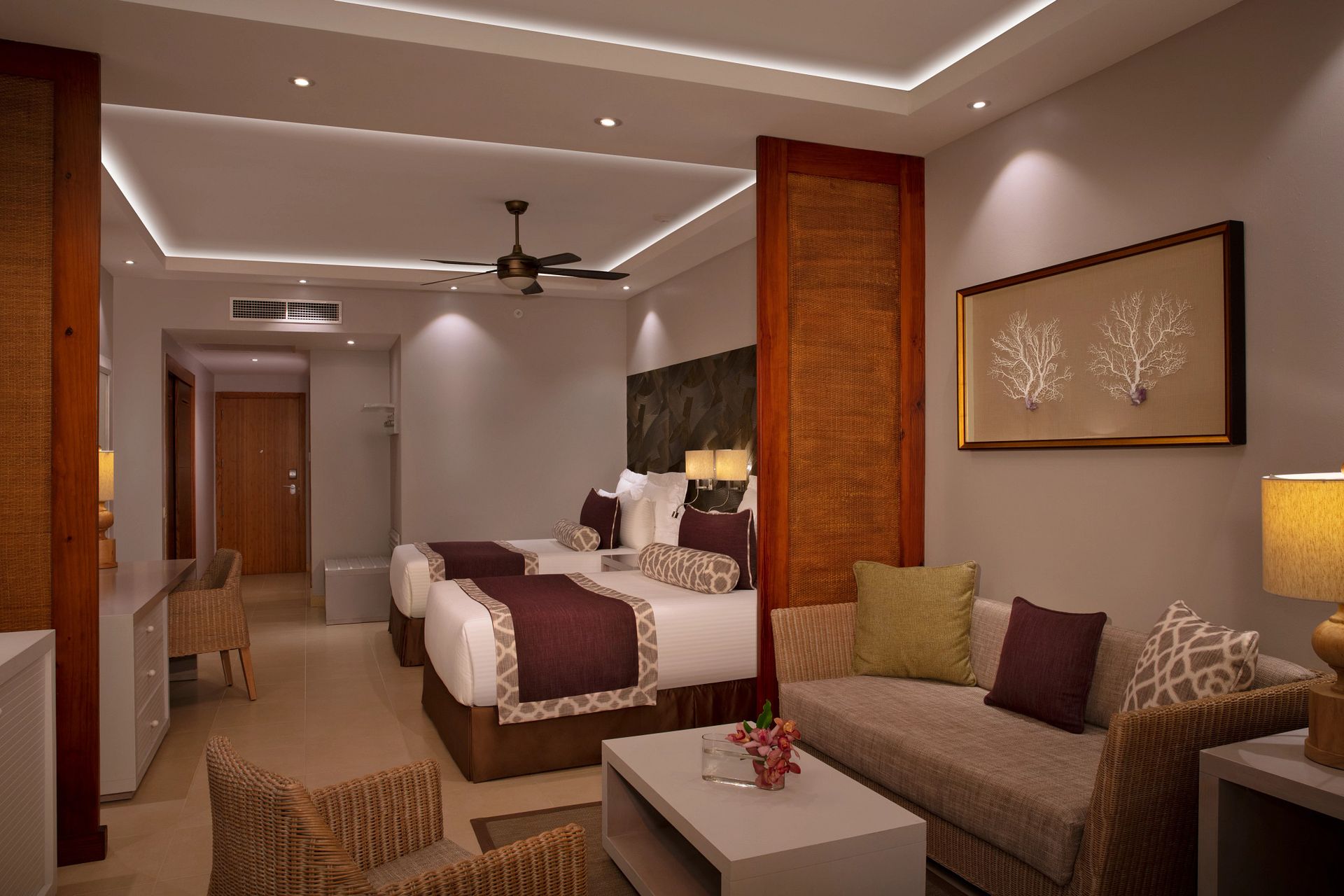 Guest room at Dreams Royal Beach Punta Cana