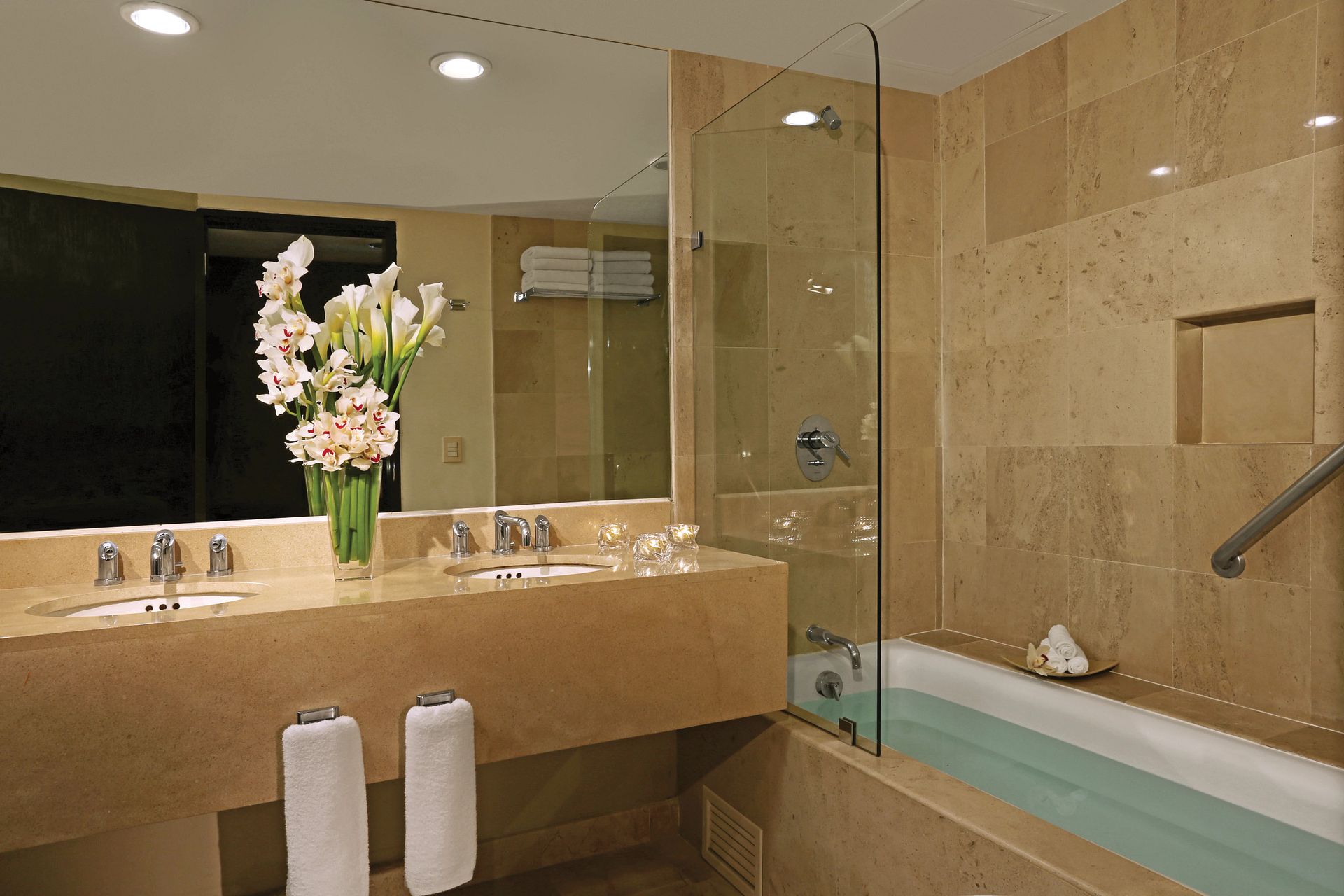 Guest room at Dreams Sands Cancun Resort & Spa