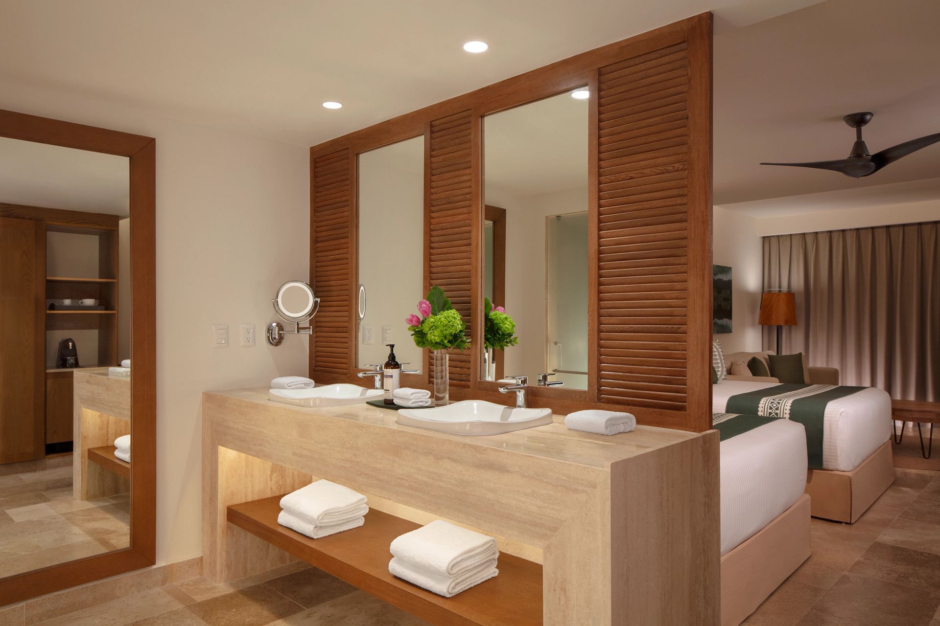 Guest room at Dreams Sapphire Resort & Spa