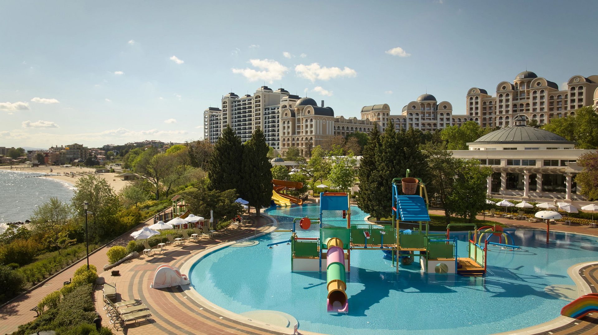 Resort exterior at Dreams Sunny Beach Resort & Spa