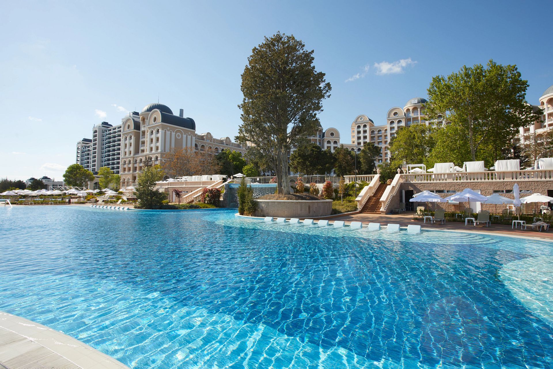 Resort exterior at Dreams Sunny Beach Resort & Spa
