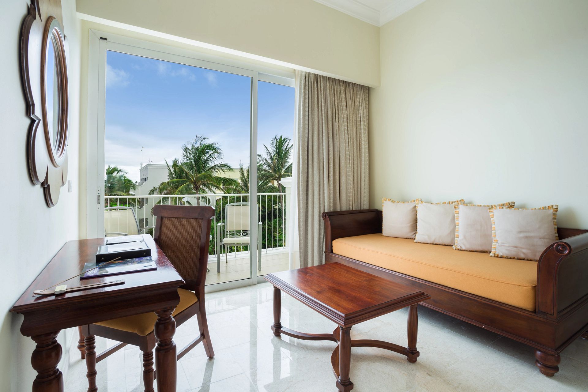 Guest room at Dreams Tulum Resort & Spa