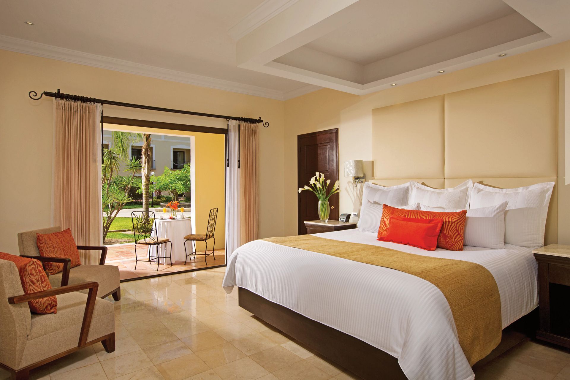 Guest room at Dreams Tulum Resort & Spa