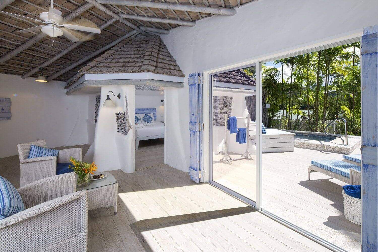 Guest room at Galley Bay Resort & Spa
