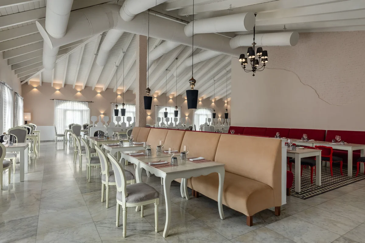 Portofino Italian restaurant at Grand Palladium Punta Cana beachfront with Mediterranean atmosphere
