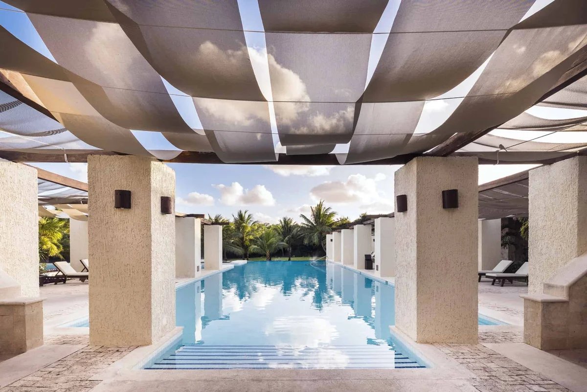 Zentropia Palladium Spa & Wellness with Mayan-inspired treatments, hydrotherapy circuit, and relaxation areas