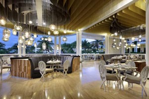 Bhogali Indian restaurant at Grand Palladium Jamaica serving traditional tandoori and curry specialties in an outdoor tropical setting