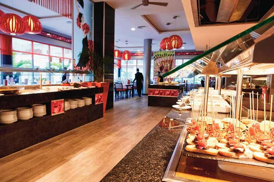Restaurant at Hotel Riu Bambu