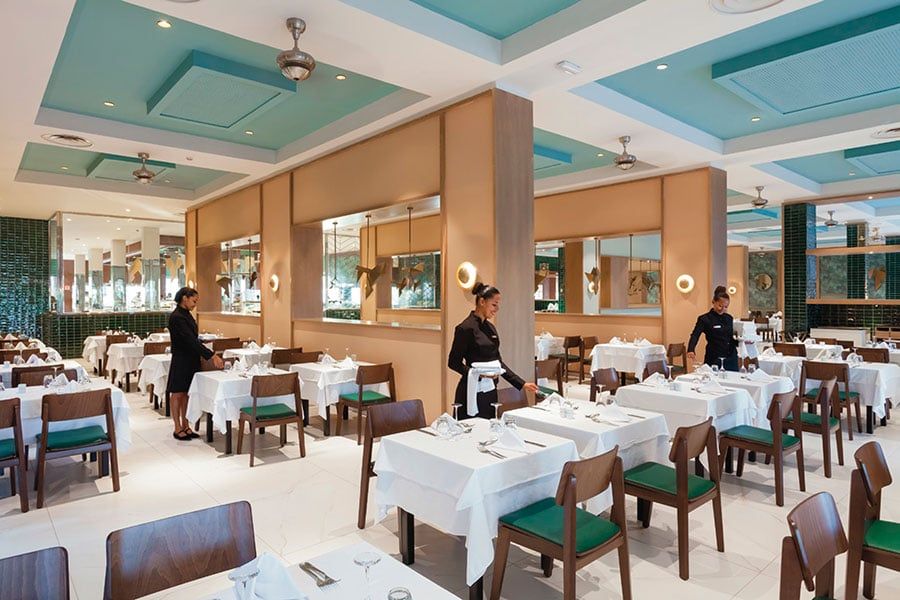 Restaurant at Hotel Riu Cabo Verde