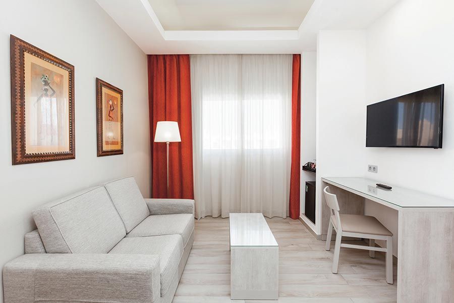 Guest room at Hotel Riu Cabo Verde
