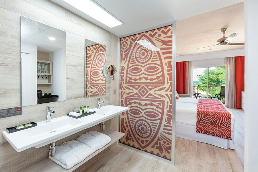 Guest room at Hotel Riu Cabo Verde