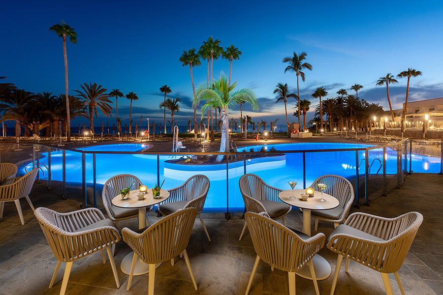 Restaurant at Hotel Riu Calypso