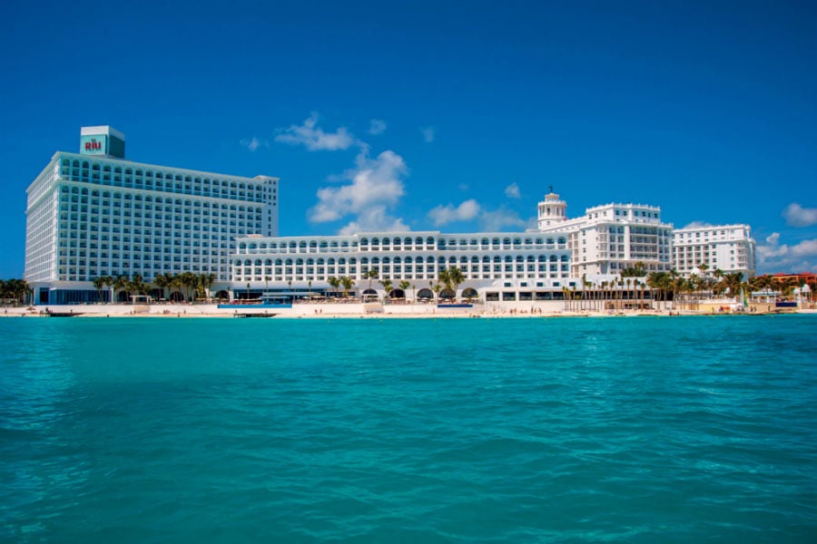 Beach at Hotel Riu Cancun