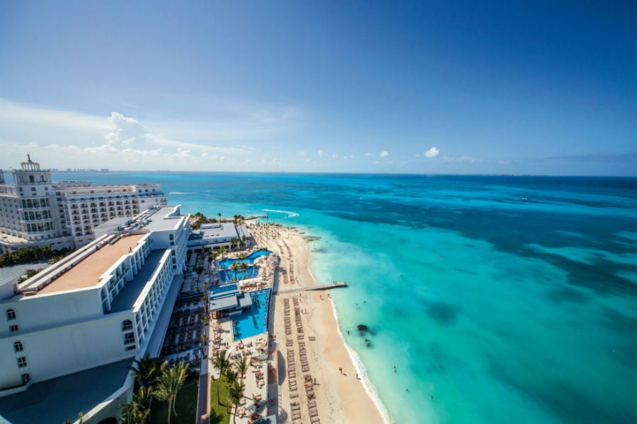 Beach at Hotel Riu Cancun