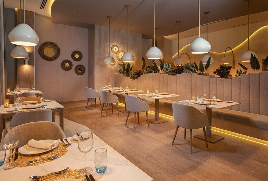 Restaurant at Hotel Riu Caribe