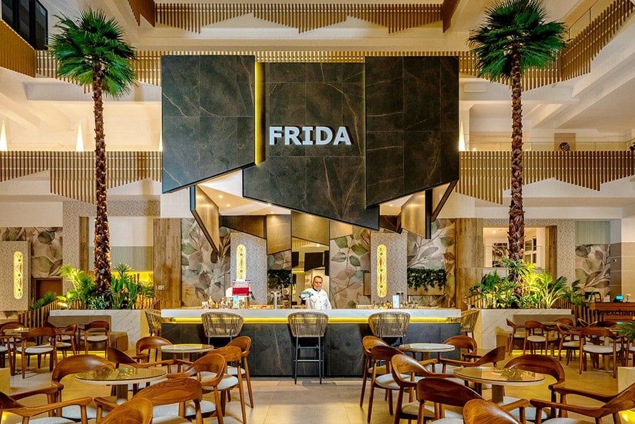 Restaurant at Hotel Riu Caribe