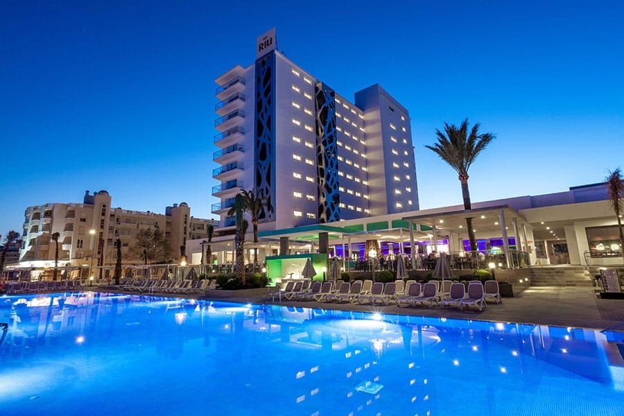 Swimming pool area at Hotel Riu Costa del Sol