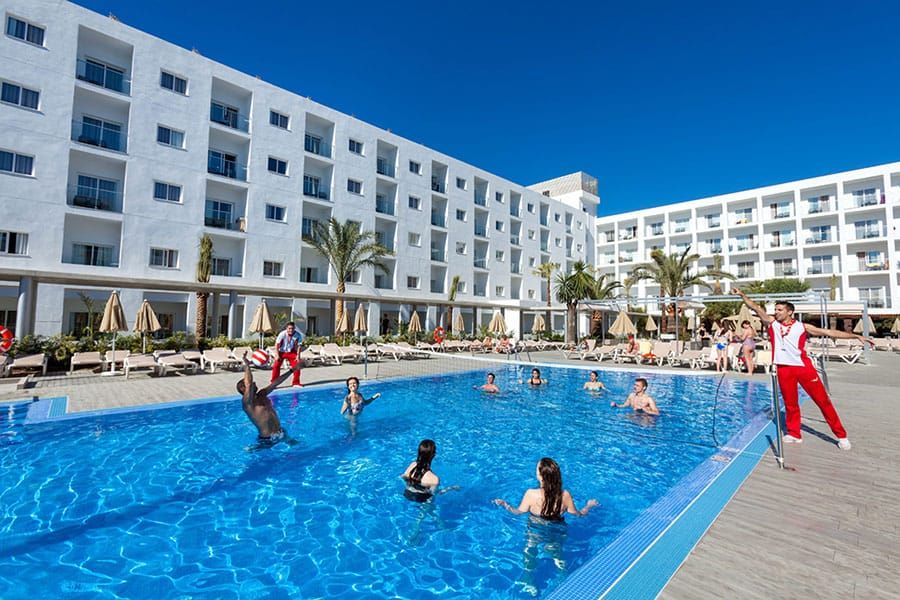 Swimming pool area at Hotel Riu Costa del Sol