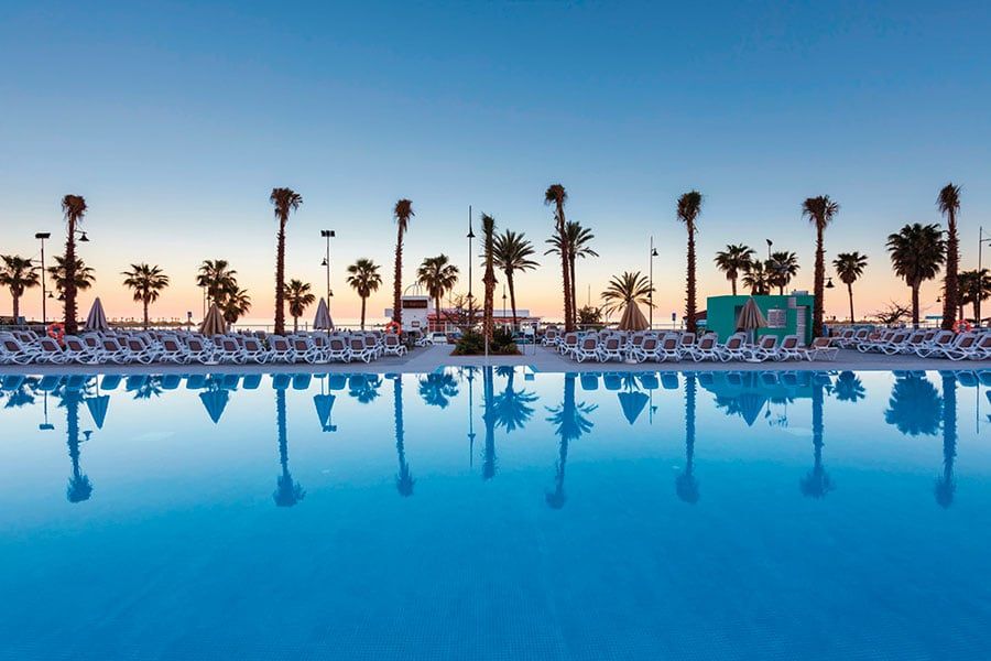 Swimming pool area at Hotel Riu Costa del Sol