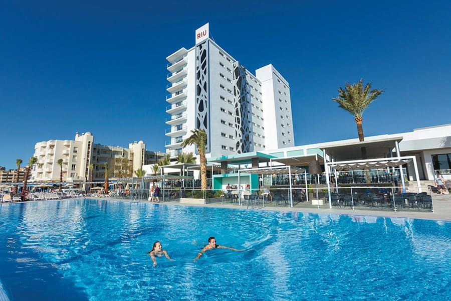 Swimming pool area at Hotel Riu Costa del Sol