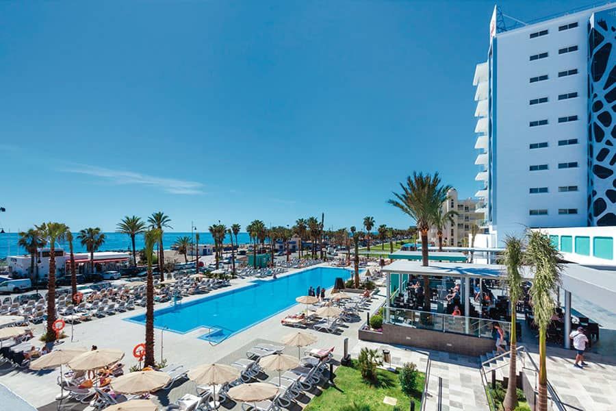 Swimming pool area at Hotel Riu Costa del Sol