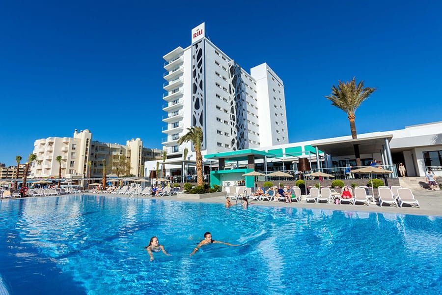 Swimming pool area at Hotel Riu Costa del Sol